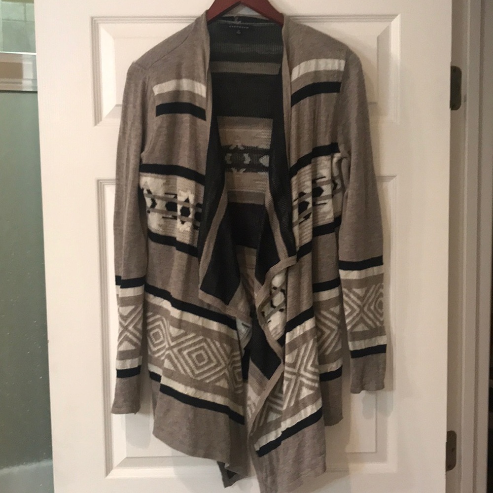 Brown cardigan wrap